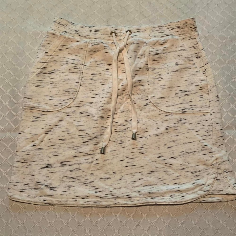 Size Small/Petite Dakini Elastic Waist Drawstring Skirt w/pockets